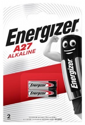 Batéria, A27/LR27/MN27, 12V, 2 ks, ENERGIZER