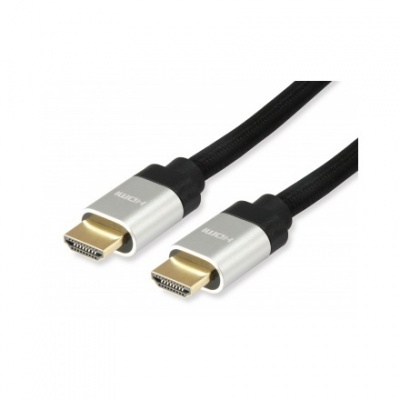 HDMI 2.1 kábel, 8K/60Hz, Ultra High Speed, pozlátený, 2 m, EQUIP