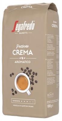 Káva, pražená, zrnková, 1000 g,  SEGAFREDO "Passione Crema"