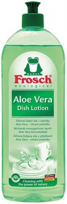 Čistiaci prostriedok na umývanie riadu, 750 ml, FROSCH, aloe vera