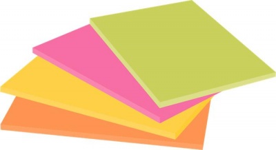 Samolepiaci bloček, 152x101 mm, 4x45 listov, 3M POSTIT "Super Sticky", mix farieb