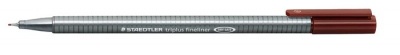 Liner, 0,3 mm, STAEDTLER "Triplus", stredne hnedý