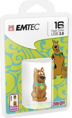 USB kľúč, 16GB, USB 2.0, EMTEC "Scooby Doo"